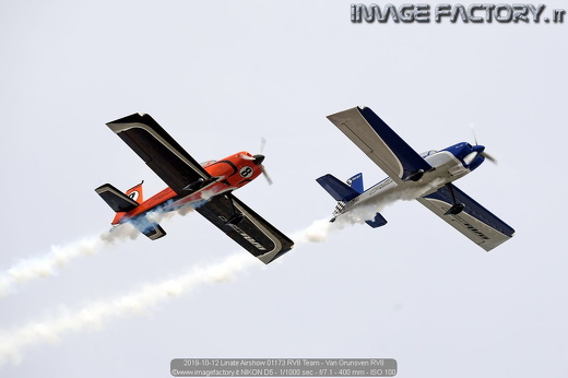 2019-10-12 Linate Airshow 01173 RV8 Team - Van Grunsven RV8